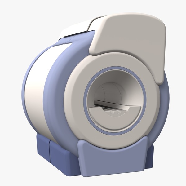 mri machine 3d model - MRI Machine by Dave777